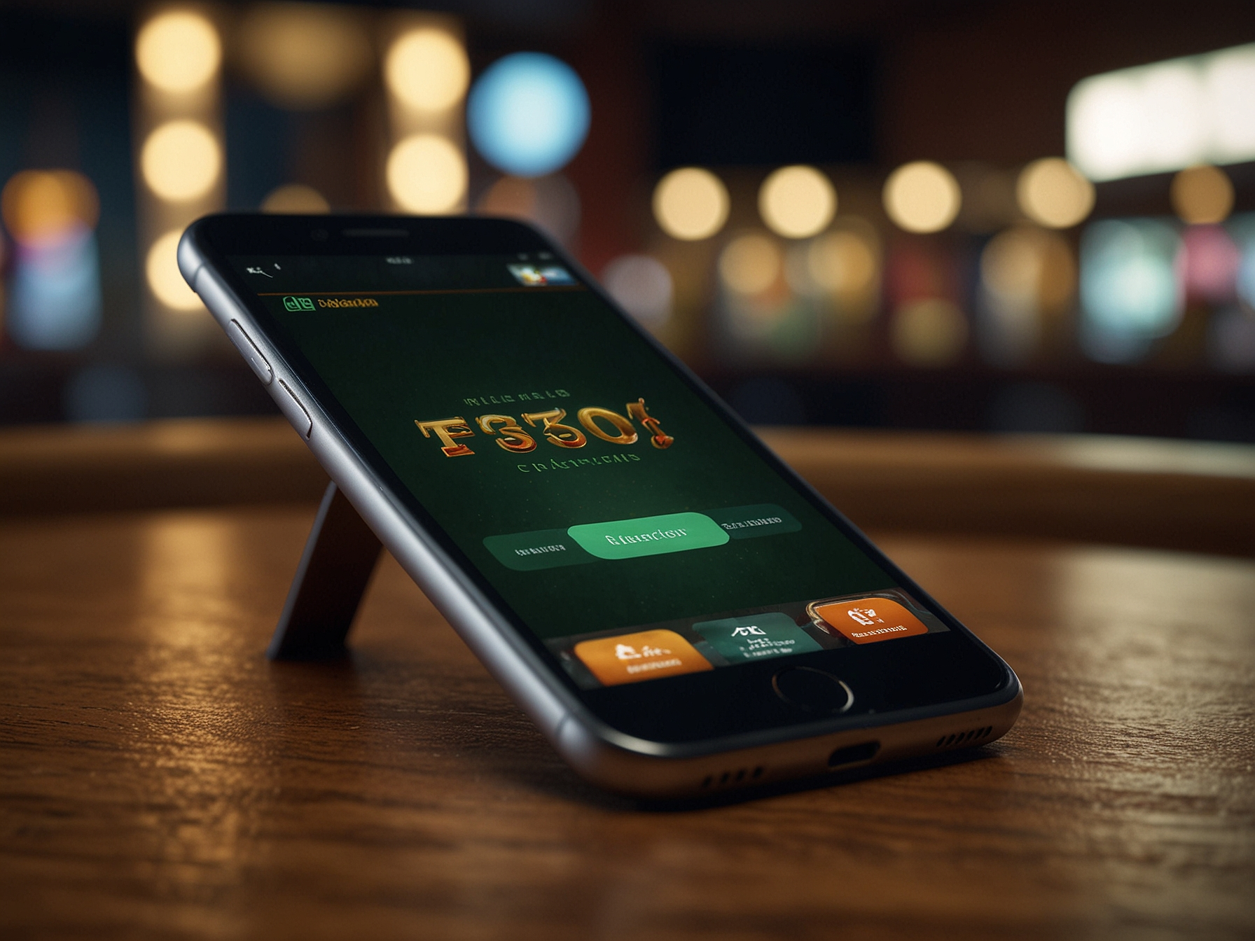 Mobile app on smartphone home screen